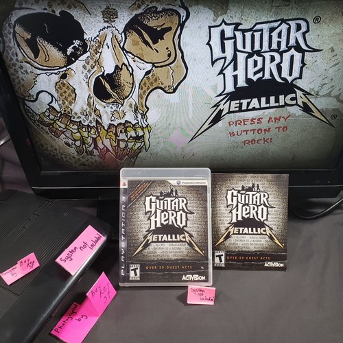 Guitar hero metallica ps3 - metallica,